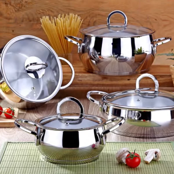 Noble Life 6 Piece Azur Cookware Set